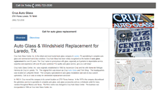 Desktop Screenshot of cruzautoglass.com