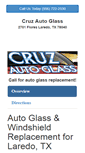 Mobile Screenshot of cruzautoglass.com